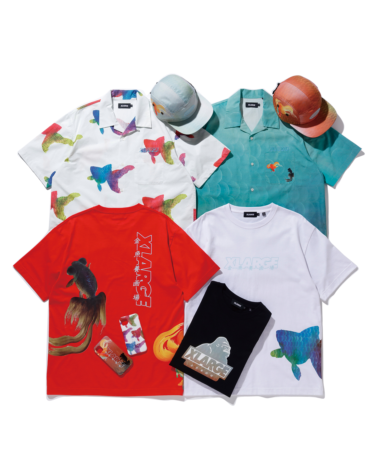 XLARGE×深堀隆介 2021｜金魚養画場 美術作家 深堀隆介オフィシャル